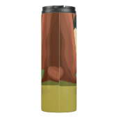 魔法の森めい想の可愛いラマ タンブラー (裏面)