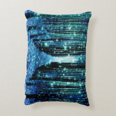 魔法の森ターコイズティール アクセントクッション (裏面(縦))