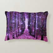 魔法の森パープルピンク アクセントクッション (裏面)