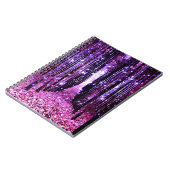 魔法の森パープルピンク ノートブック (左側)