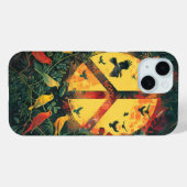 魔法の森ピースシンボルスマホケース Case-Mate iPhoneケース (裏面 (横))