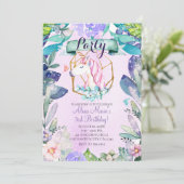 魔法の森ファンタジー ユニコーン パーティ 招待状 (スタンド正面)