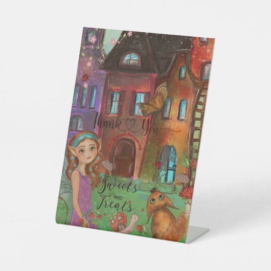 魔法の森フェアリー1stバースデースイーツ&トリート 台座サイン (正面)