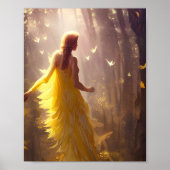 魔法の森フレンズのデジタルアート ポスター (正面)