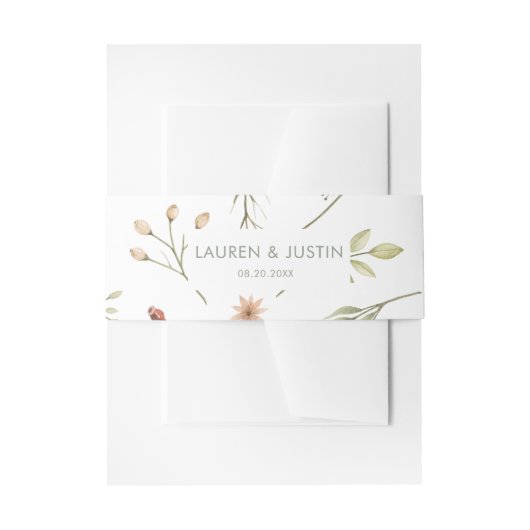 魔法の森フローラ結婚のベリーバンド 招待状ベリーバンド (正面例)