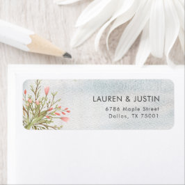 魔法の森フローラ結婚差出人住所ラベル ラベル