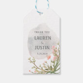 魔法の森フローラ結婚式の引き出物ギフトラベル ギフトタグ (正面)