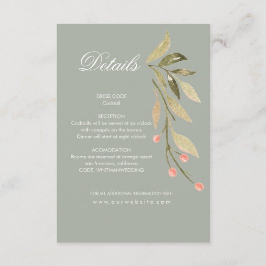 魔法の森フローラ詳細エンクロージャカード エンクロージャーカード (正面)