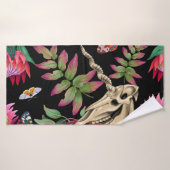 魔法の森ユニコーンのダークパターン。 バスタオル (バスタオル)