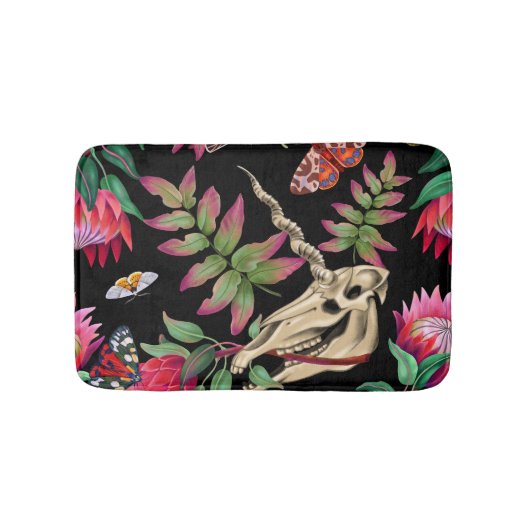 魔法の森ユニコーンのダークパターン。 バスマット (正面)