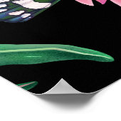 魔法の森ユニコーンのダークパターン。 ポスター (角)