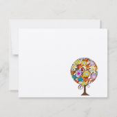 魔法の森ラブサークルウェディング招待状 招待状 (裏面)