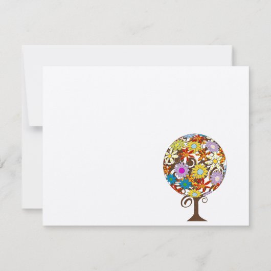 魔法の森ラブサークルウェディング招待状 招待状 (裏面)