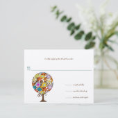 魔法の森ラブサークルウェディング招待状 招待状 (スタンド正面)