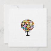 魔法の森ラブサークルウェディング招待状 招待状 (裏面)