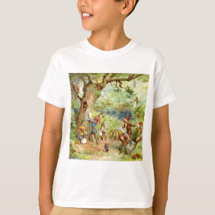 魔法の森林の格言、小妖精や小人および妖精 Tシャツ