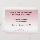 魔法の森林夏至のパーティの招待状 招待状 (裏面)