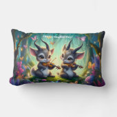 魔法の森遊の中でかわいいサオラスのビオラ ランバークッション (正面)