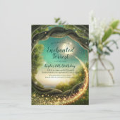 魔法の森、グリッター招待状 招待状 (スタンド正面)