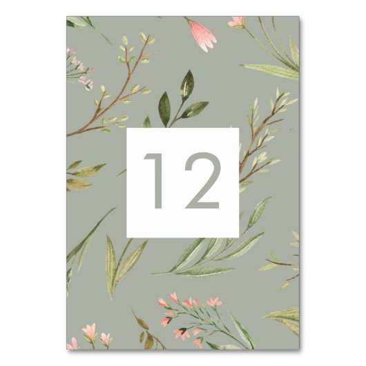 魔法の森 |テーブルカード テーブルナンバー (正面)