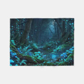 魔法の森 フリースブランケット (正面(横))