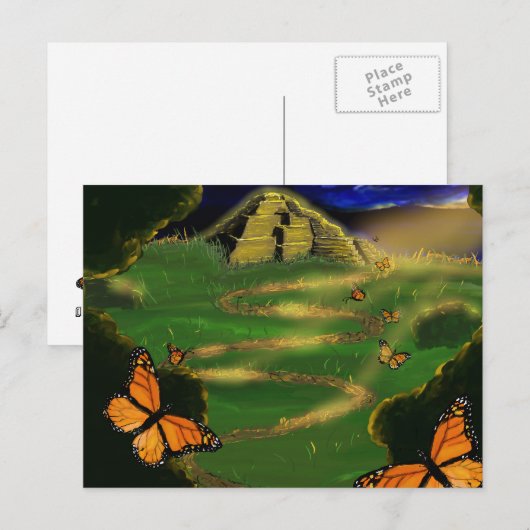 魔法の森 ポストカード (正面/裏面)