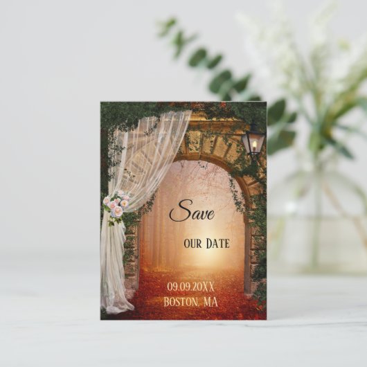 魔法の森　保存日付のポストカード 案内ポストカード (スタンド正面)