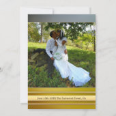 魔法の森 写真投稿 ウェディングパーティ 招待状 (裏面)