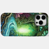 魔法の森 発光ポータル 流れる川 Case-Mate iPhoneケース (裏面 (横))