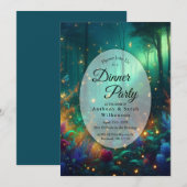 魔法の森 輝く宝石のホームディナーパーティー 招待状 (正面/裏面)