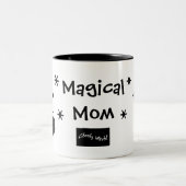 魔法の母 – 母の日 – 魔女のマグカップ ツートーンマグカップ (中央)