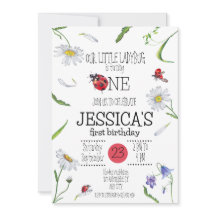 魔法の水の色かわいい1st誕生日ガールラディバグ