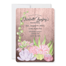 魔法の水の色の多肉植物誕生日