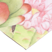 魔法の水の色の多肉類 ショートテーブルランナー (コーナー)