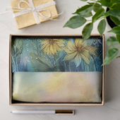 魔法の水の色の妖精の城の切り離し 薄葉紙 (ギフト)