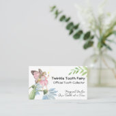 魔法の水の色の歯の妖精の歯科医 名刺 (スタンド正面)
