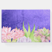 魔法の水の色は紫の結婚肉 ゲストブック (裏面)