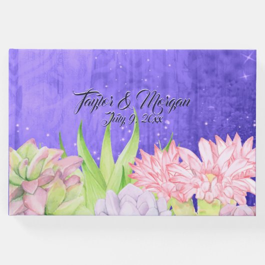 魔法の水の色は紫の結婚肉 ゲストブック (正面)