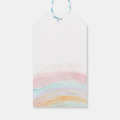 魔法の水の色ユニコーンありがとう ギフトタグ (裏面)