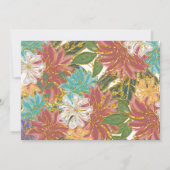 魔法の水の色ラディバグガールズ誕生日写真 招待状 (裏面)