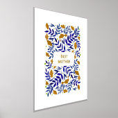 魔法の水彩イエローガーデン母の日 箔ポスター (レイダウン)