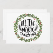 魔法の水彩リースを信じて シーズンカード (正面/裏面)