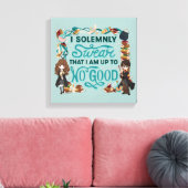 魔法の水色「誓う誓う」 キャンバスプリント (インサイチュ (リビング))