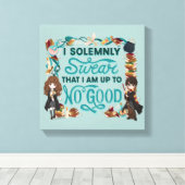 魔法の水色「誓う誓う」 キャンバスプリント (インサイチュ (ウッドフロア))