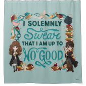 魔法の水色「誓う誓う」 シャワーカーテン (正面)