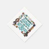 魔法の水色「誓う誓う」 スタンダードカクテルナプキン (角)