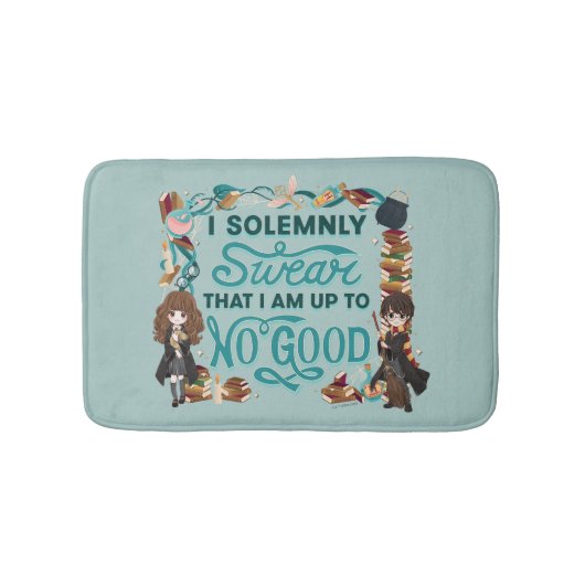 魔法の水色「誓う誓う」 バスマット (正面)