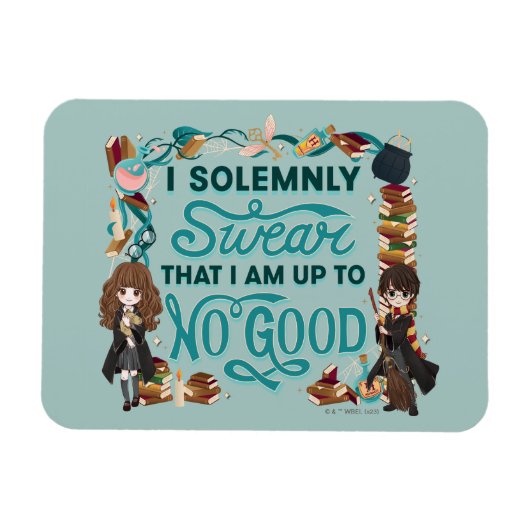 魔法の水色「誓う誓う」 マグネット (横)