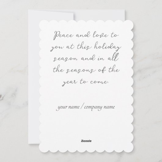 魔法の氷の結晶のパターン落ちたと葉の シーズンカード (裏面)