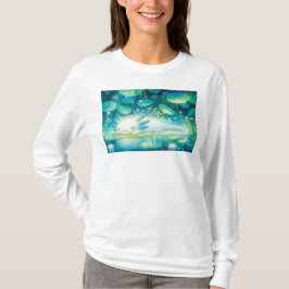 魔法の池のウーパールーパー Tシャツ